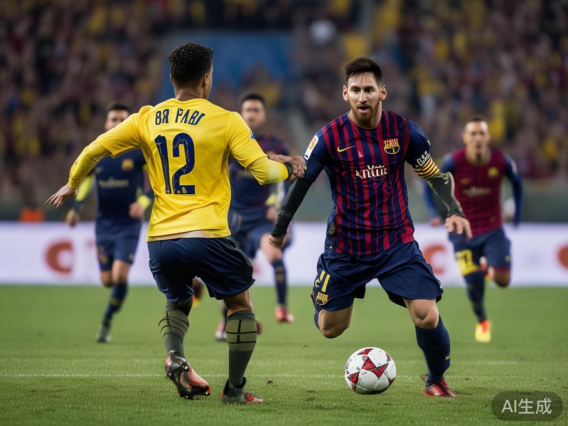 内马尔携手梅西共创新时代足球传奇，开启环球体育新篇章